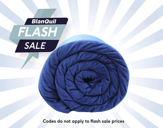 BlanQuil Premium Weighted Blanket Special Edition Graphite and Cobalt